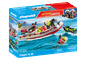 PLAYMOBIL ACTION HEROES Ugniagesių laivas su vandens motociklu 71464