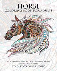 Horse Coloring Book for Adults