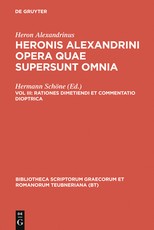 Opera Quae Supersunt Omnia, Vol. III