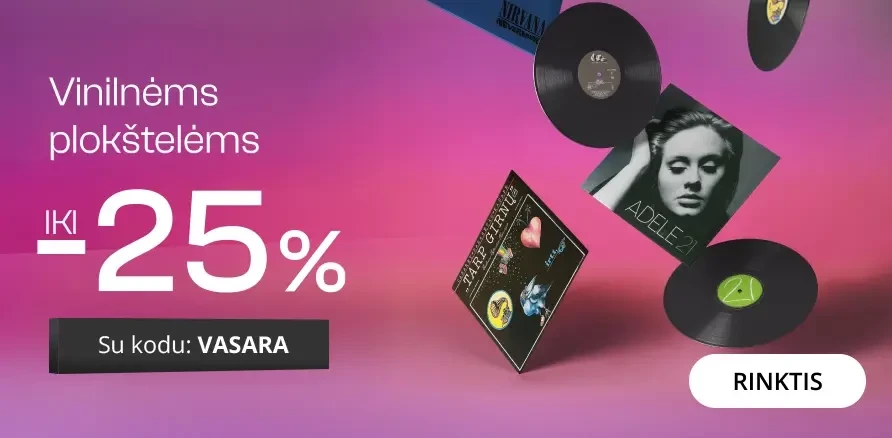 Vinilinėms plokštelėms iki -25%