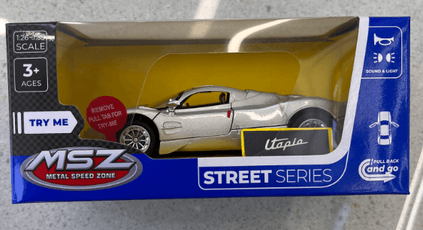 MSZ Automobilio modelis Pagani Utopia, skalė 1:32