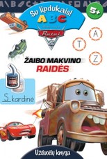 Žaibo Makvino raidės. Su lipdukais. Užduočių knyga