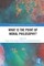 What Is the Point of Moral Philosophy?