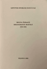 Regina Žepkaitė. Bibliografinė rodyklė 1953–1995