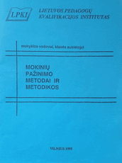 Mokinių pažinimo metodai ir metodikos