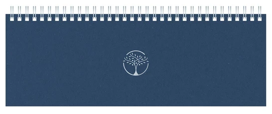 Kalendorius stalinis MEMO ECO mėlyna