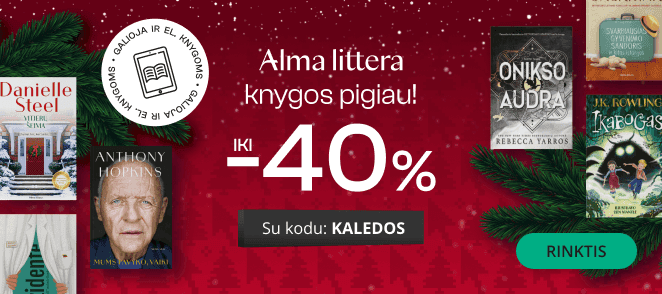 LEIDYKLOS ALMA LITTERA KNYGOMS - extra nuolaidos iki -40%!
