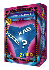 Kortelių žaidimas „Kas ir kodėl?“. 2 dalis