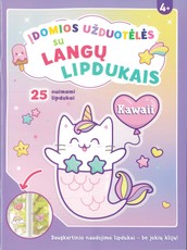 Kawaii. Įdomios užduotėlės su langų lipdukais