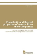 Viscoelastic and thermal properties of natural fibre-filled composites