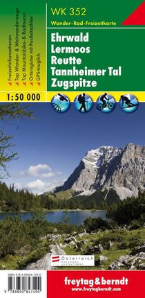 Ehrwald - Lermoos - Reutte - Tannheimer Tal - Zugspitze, Wanderkarte 1:50 000