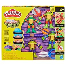 PLAY-DOH Rinkinys „Vėžliukai nindzės“
