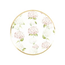 Vienkartinės lėkštės „Giardino delle Ortensie“, 21 cm, 8 vnt.