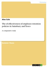 The of effectiveness of employee retention policies in Sainsbury and Tesco