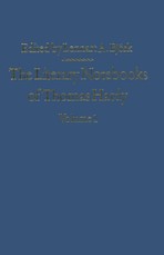 The Literary Notebooks of Thomas Hardy