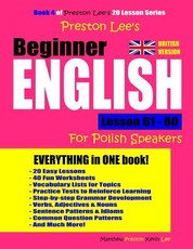 Preston Lee's Beginner English Lesson 61 - 80 for Polish Speakers (British Version)