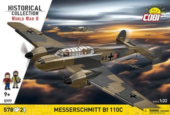 Konstruktorius (blokeliai) Messerschmitt BF 110C, 578 detalių