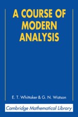 Course of Modern Analysis