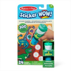 MELISSA & DOUG STICKER WOW! Veiklos knygelė „Dinozauras“