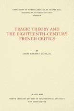 Tragic Theory and the Eighteenth-Century French Critics