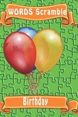 word scramble Birthday