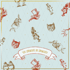 Alisa stebuklų šalyje atvirukas: vis idomiau ir idomiau