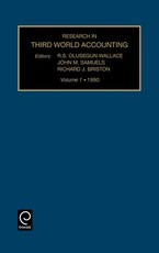 Research in Third World Accounting