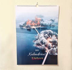 2023 m. pakabinamas kalendorius LIETUVA