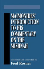Maimonides' Introduction to His Commentary on the Mishnah