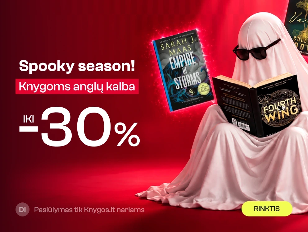 SPOOKY SEASON! Atrinktoms knygoms anglų kalba iki -30%