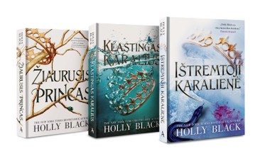 Holly Black 3 knygų rinkinys: Žiaurusis princas + Klastingas karalius + Ištremtoji karalienė