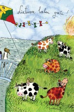 B63 Bloknotas „Lietuva labai graži“, lapai su taškeliais