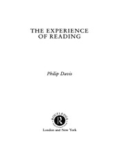 Experience Of Reading