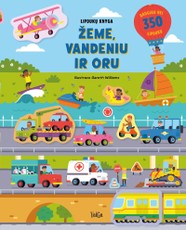 Žeme, vandeniu ir oru. Lipdukų knyga