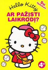 Hello Kitty. Ar pažįsti laikrodį (su lipdukais)