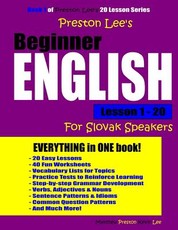 Preston Lee's Beginner English Lesson 1 - 20 For Slovak Speakers