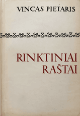 Rinktiniai raštai. Vincas Pietaris