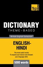 Theme-based dictionary British English-Hindi - 5000 words