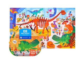 Dėlionė JARMELO „Dinosaur museum“, 108 detalių, nuo 3 metų