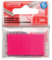 Lip.indeksai 25x43mm,50lap.neon raus.OFF