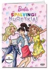 Barbė. Spalvingi nuotykiai. Spalvinimas su lipdukais