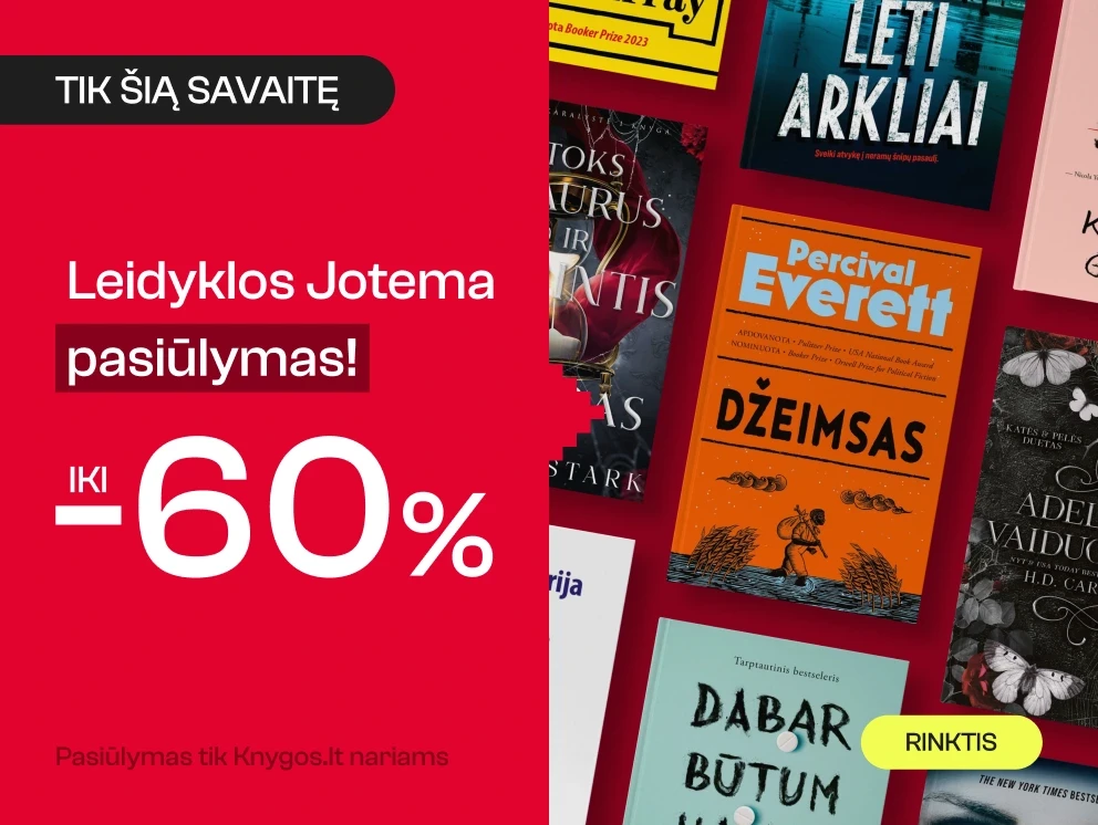 Leidyklos JOTEMA knygoms iki -60%!