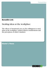Stealing ideas at the workplace