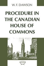 Procedure in the Canadian House of Commons
