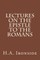 Lectures on the Epistle to the Romans