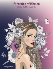 Portraits of Women Coloring Book for Grown-Ups 1