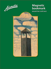 Magnetinis skirtukas. M.K.Čiurlionis. Pavasario motyvais