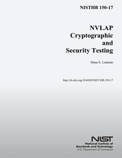 NISTHB 150-17 NVLAP Cryptographic and Security Testing