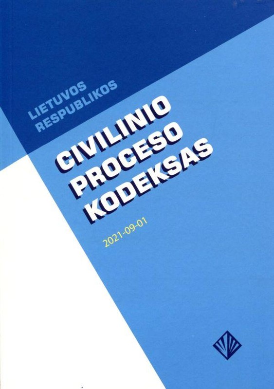 Lietuvos Respublikos Civilinio Proceso Kodeksas 2021