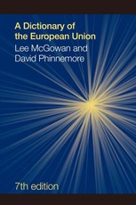 Mcgowan, L: Dictionary of the European Union
